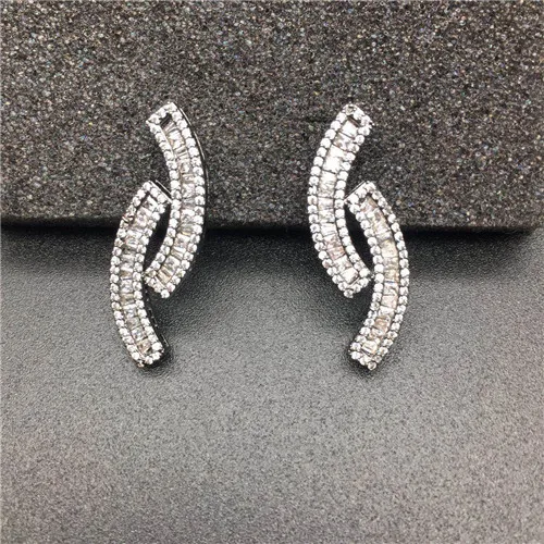 gun black Модный тренд безумные сережки Pendientes Mujer Moda серьги, ювелирные изделия Модные серьги Свадебные вечерние ювелирные изделия - Окраска металла: gun black