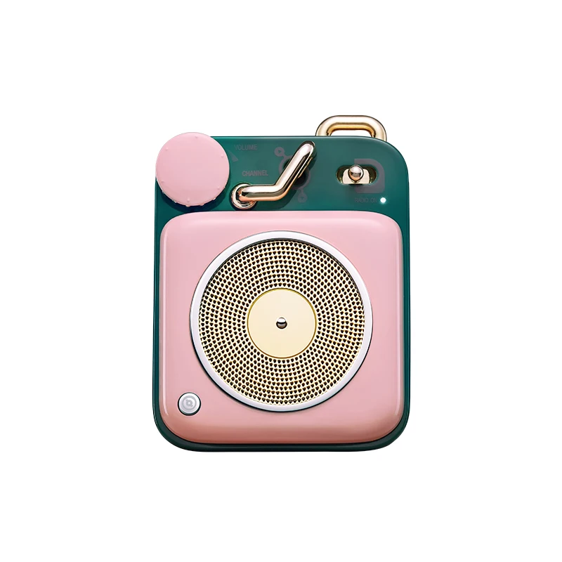 Pink Xiaomi Mijia Cat King Atomic Record плеер B612 5 цветов Bluetooth интеллектуальное аудио портативный цинковый алюминиевый корпус динамик Mu - Цвет: Pink