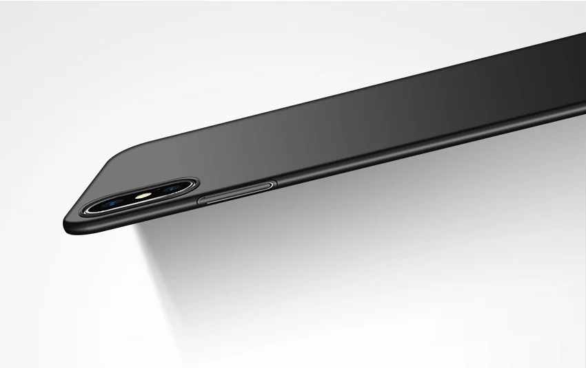 Для iPhone XS MAX чехол msvii Роскошный тонкий жесткий чехол простой чехол для Apple iPhone XR X 8 7 6 6S Plus 10 7plus чехол 5 5S SE