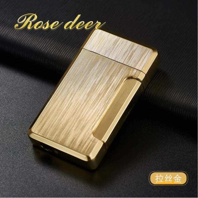 Роскошная компактная струйная Бутановая Зажигалка бензиновая зажигалка с