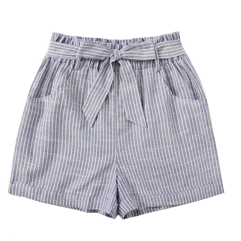 Женские модные шорты, Полосатое Облегающее, эластичные шорты Korte Broek Pantalones Cortos Mujer Spodenki Damskie, шорты Feminino Szorty