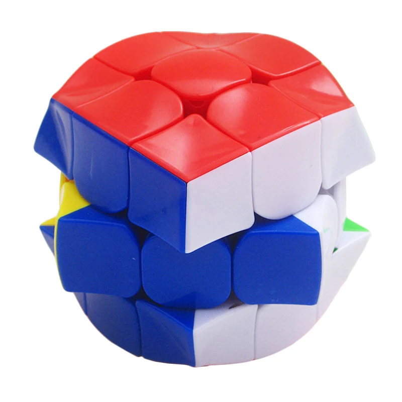 ZCube Новое поступление 3x3x3 волна Magic Cube Stickerless красочные Скорость головоломки Дети