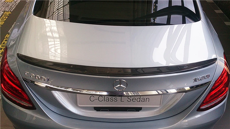 Спойлер из углеродного волокна для Mercedes C Class W205 C180 C200 C250 C300 C350 C400 C450 C220 2015-2017 AMG |