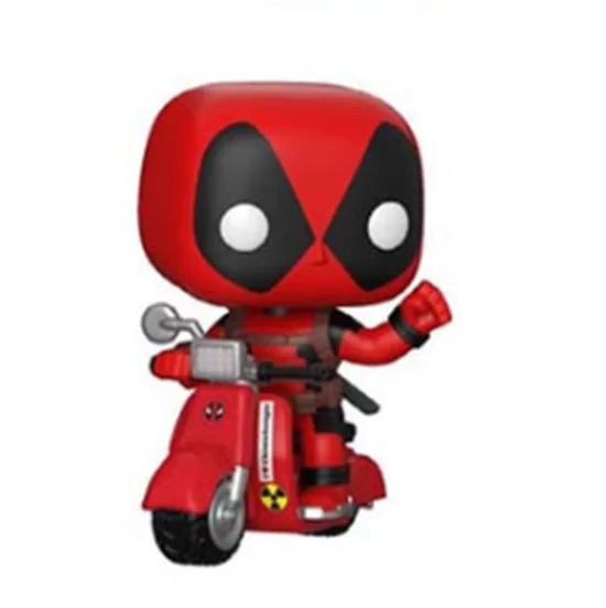FUNKO POP аниме Marvel X-Men Дэдпул 48 # на самокате ПВХ кукла Фигурка модель украшения