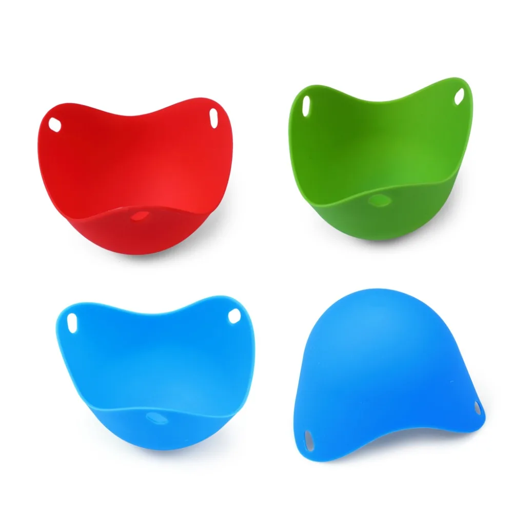 2 набора из 8 силиконовых чашек для браширования яиц с кольцом микроволновая печь