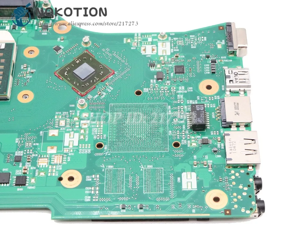 Материнская плата NOKOTION для ноутбука Toshiba Satellite L650D HD4200 DDR3 разъем S1 свободный