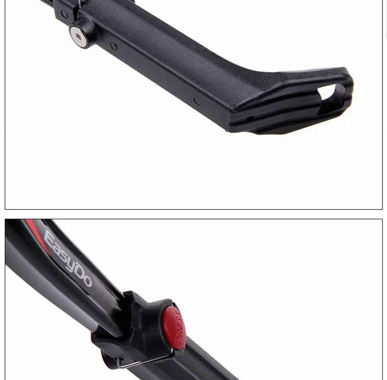 EasyDo 2"-29" регулируемая велосипедная подножка MTB дорожный велосипед парковочные стойки горный велосипед Подножка для велосипеда боковая подставка для ног поддержка
