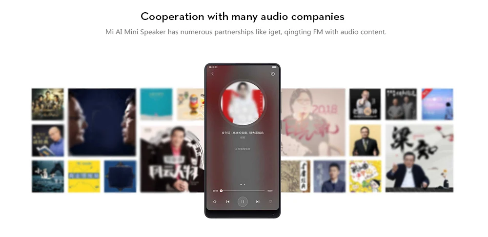 Xiaomi mi Ai динамик искусственный Интеллектуальный mi ni динамик Голосовое управление Смарт радио плеер Wi-Fi рассказчик для ребенка подарок