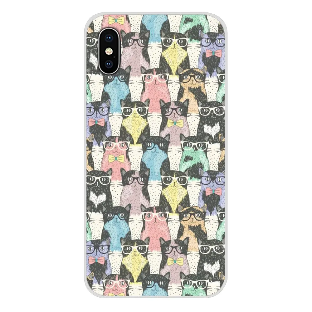 Аксессуары чехлы для телефонов Kawaii Cute Cat Samsung Galaxy A3 A5 A7 A9 A8 Star A6 Plus 2018 2015 2016 2017 |