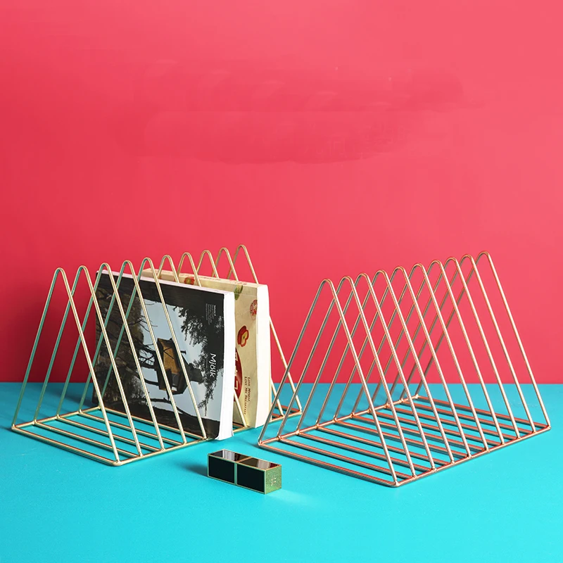 9 решеток железный Дизайн книжная полка большой металлический книжный стол