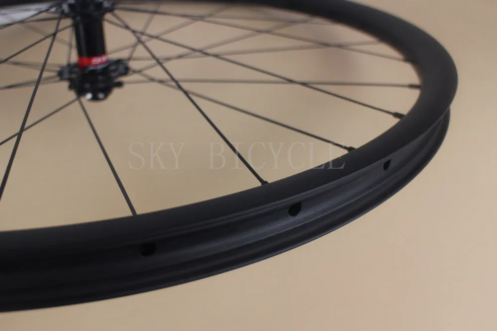 29er hookless mtb Front bike wheel 24h 28h 32h 30mm wide 25mm deep XC Cross Country light bicycle Novatec D771SB thru hub | Спорт и