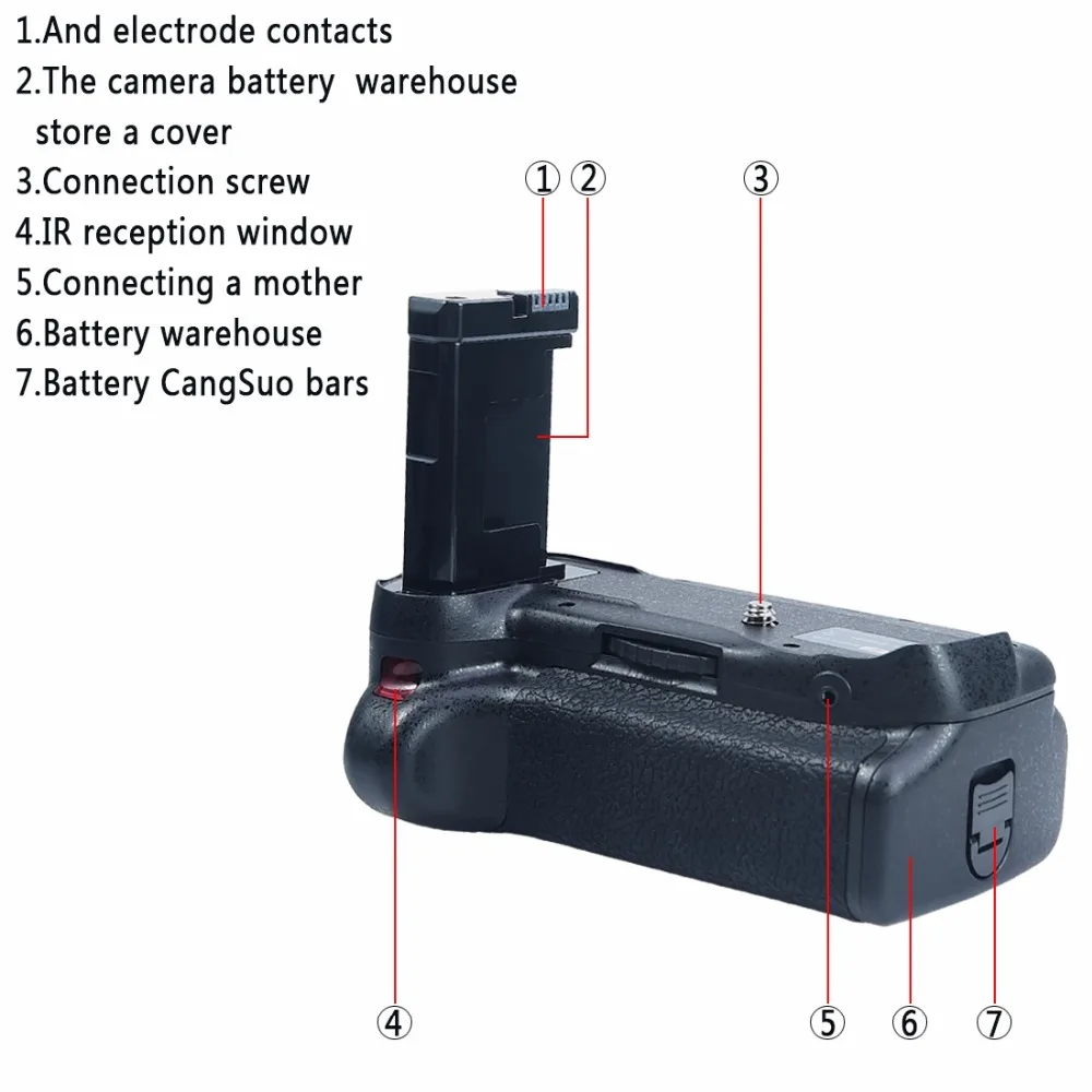 DSTE MB D5500H + Батарейная ручка для камеры NIKON D5500 D5600 DSLR|grip for nikon d5500|battery gripbattery grip |