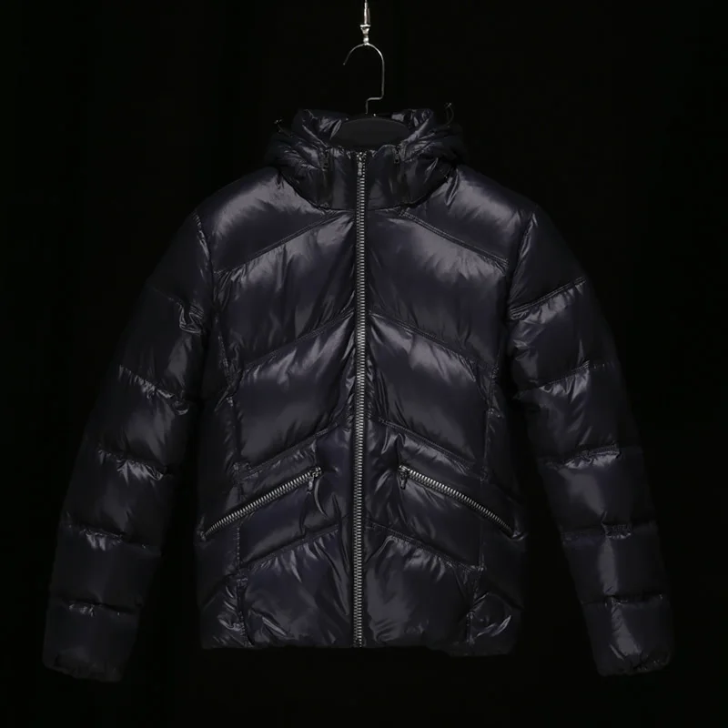 MALIDINU 2022 Men Down Jacket Winter Down Coat 70%White Duck Down Shiny Down Jacket Mens Casual Thick Winter Jackets Russian