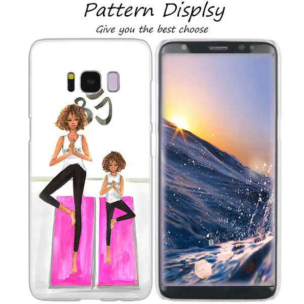 Модный прозрачный чехол MLLSE для мамы, девочки и мальчика, чехол для samsung Galaxy S10 Lite S9 S8 Plus S7 S6 Edge S5 S4 Mini - Цвет: 013