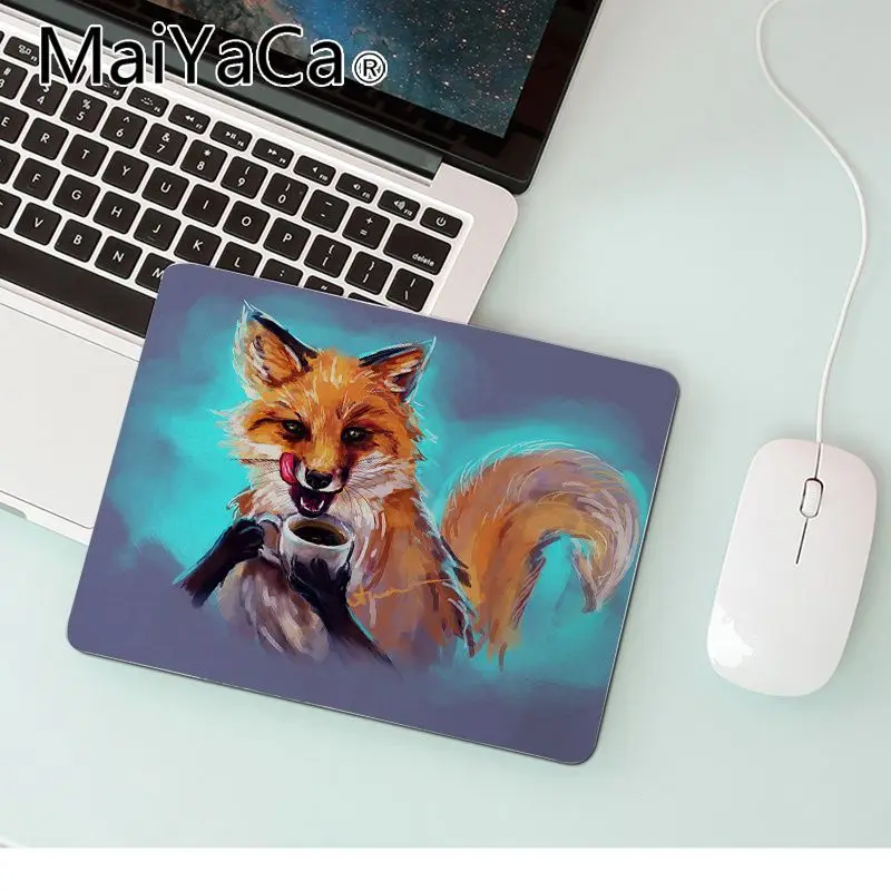 No Lock Edge25x29cm Maiya Подарочный коврик для мальчика, милая лиса, высокоскоростной коврик для мыши,,, игровой коврик для мыши - Цвет: No Lock Edge25x29cm