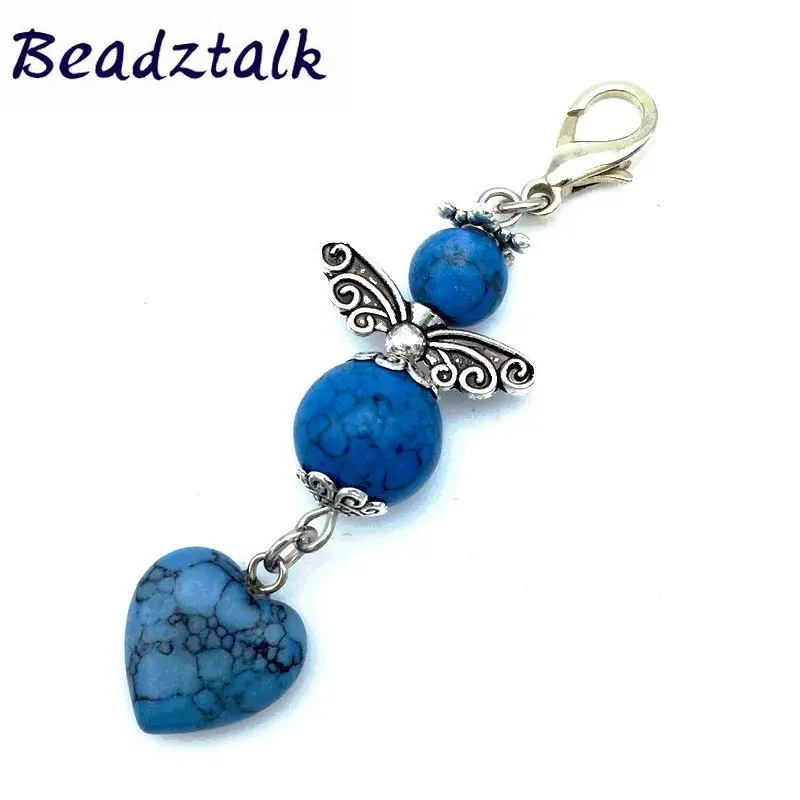 10 шт./комплект подвеска для ключей с натуральным камнем|f pendant|stone pendantnatural stone pendant |