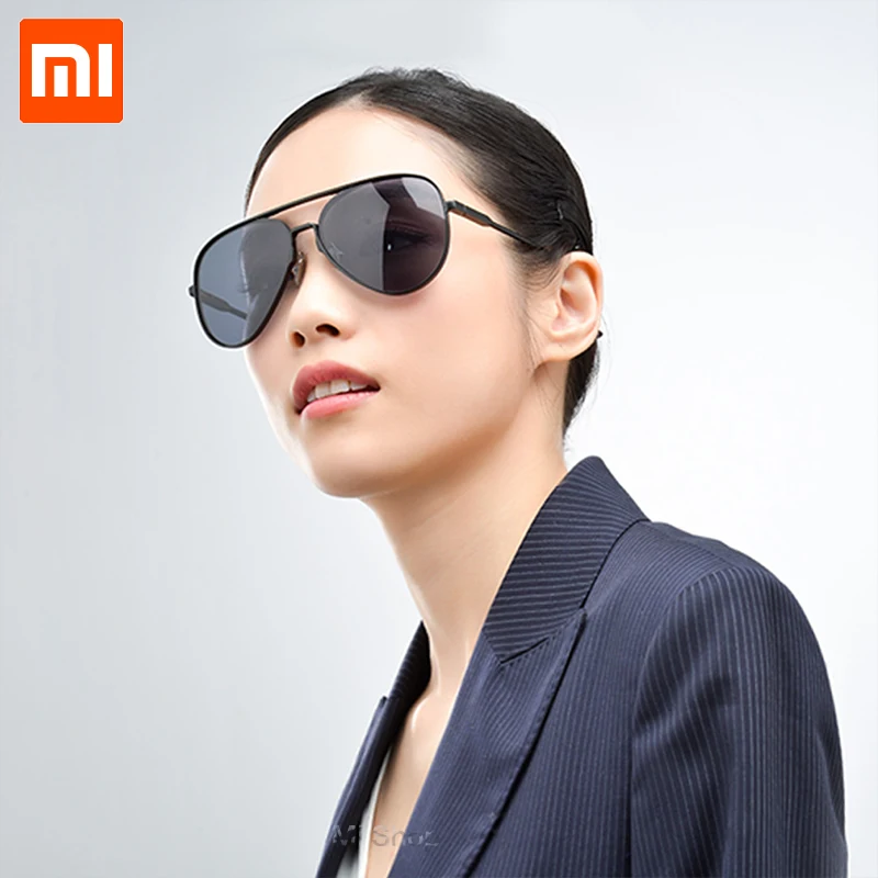 Оригинальные очки-авиаторы Xiaomi Mijia с поляризационными стеклами для мужчин и женщин, большая оправа для очков для mi home life, солнцезащитные очк... (art.: 7b1823adf) - 7b1823adf