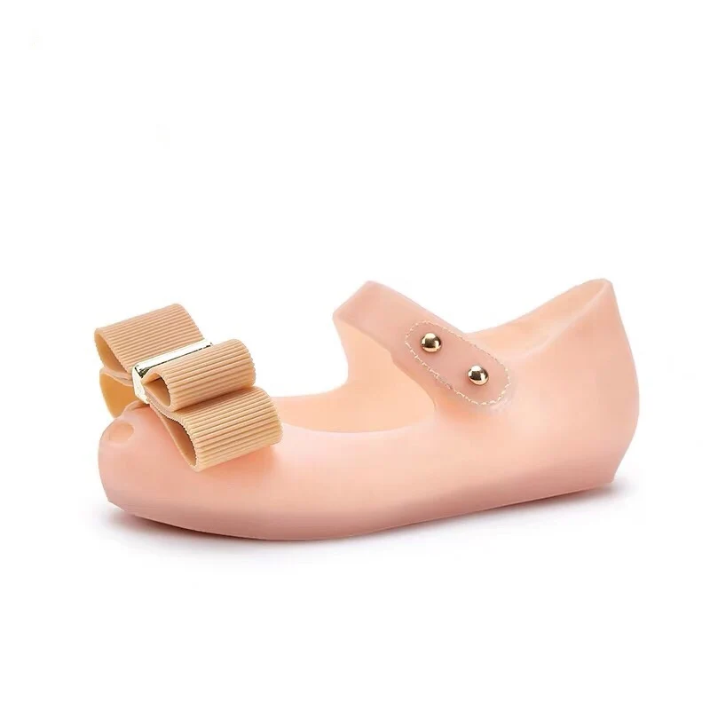 Mini Melissa/2019 г. Новые летние Пластиковые туфли для девочек и мальчиков Нескользящие
