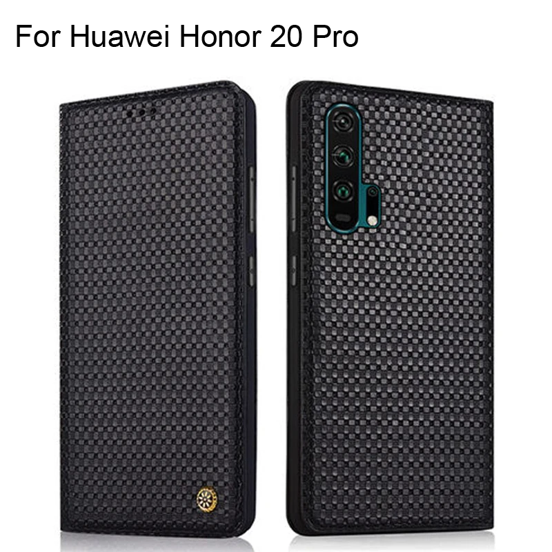 Чехол для Huawei Honor 20 Pro роскошные чехлы из натуральной кожи с крокодиловым узором
