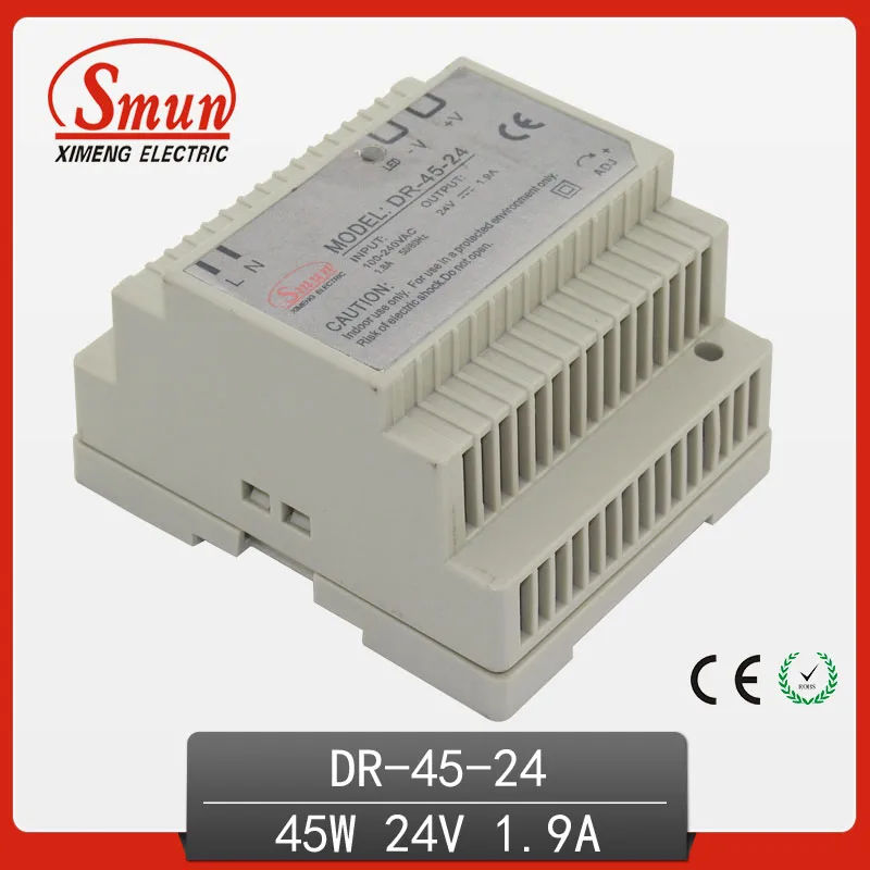 Источник питания SMUN DR-45-24 45 Вт 24 В 1 9 А | Обустройство дома