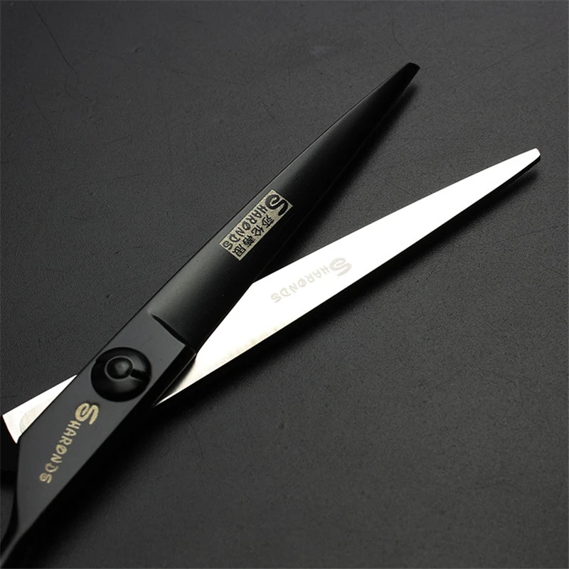 6 дюймов черные Парикмахерские филировочные ножницы Профессиональный стилист