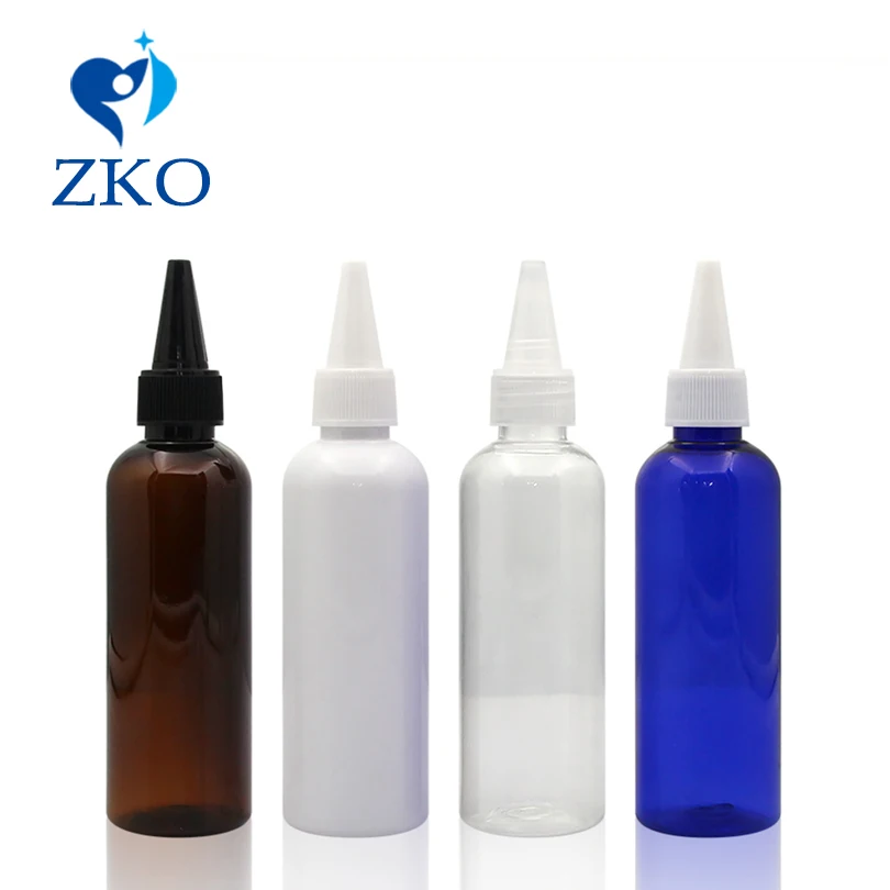 100 мл коричневый черный белый прозрачный пластиковый флакон насадка для рта
