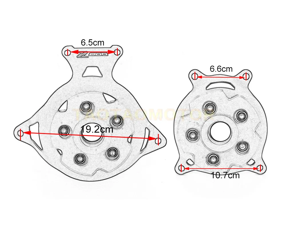 CK CATTLE KING левая и правая крышка статора двигателя мотоцикла для KAWASAKI Z750 Z800 2013 2016