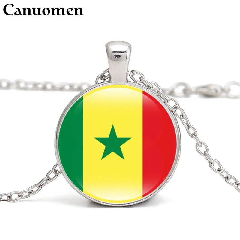 Canuomen флаг егаала ожерелье с кулоном Западно африканская страна национальные