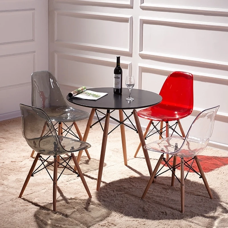 Прозрачный акриловый Поликарбонат современный обеденный столик очистки дыма