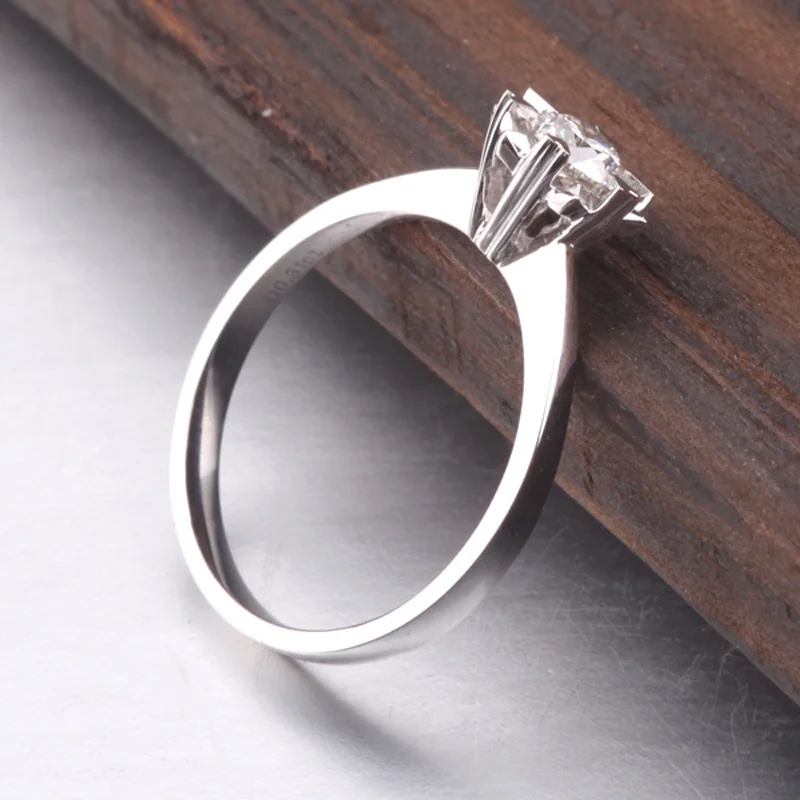 Женские кольца STARYEE для помолвки из чистого белого золота 14 к карат Forever One|ring for|rings