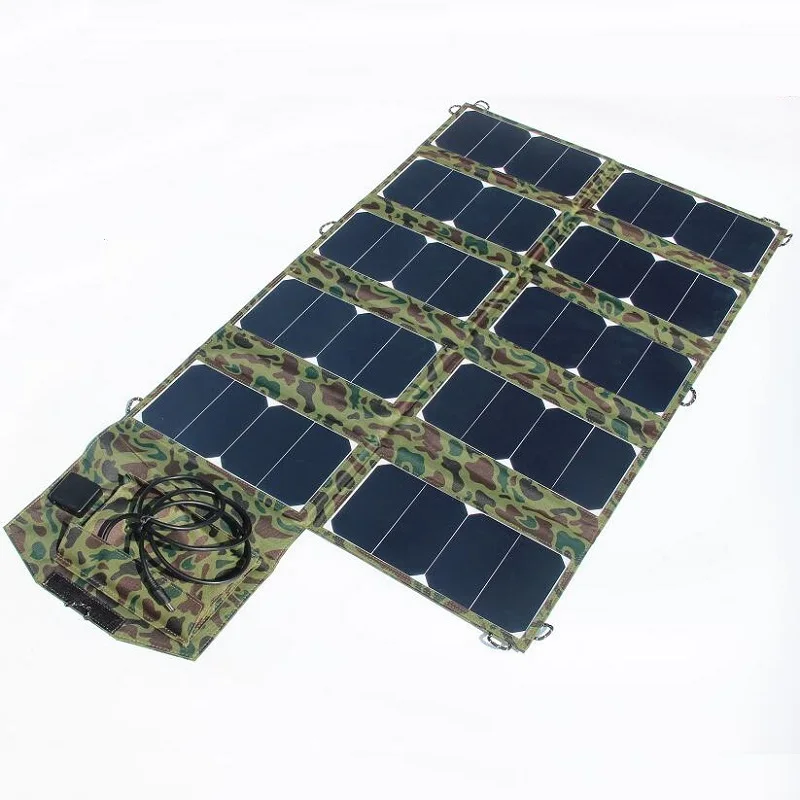 Складное солнечное зарядное устройство Sunpower 64 Вт высокое качество широкая