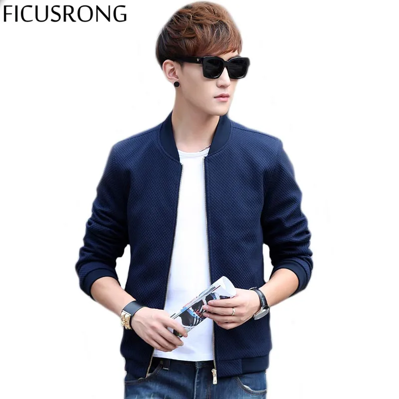 Ficusrong 2017 Повседневное Для мужчин куртка Новый Мужчин's Вязаная Куртка с