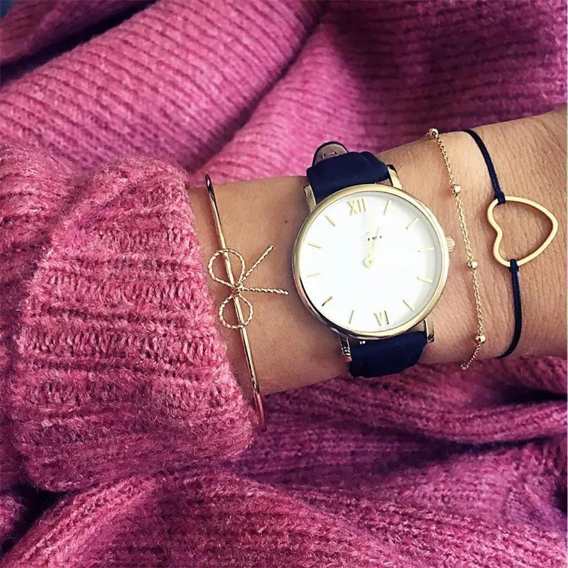 3 шт./компл. Для женщин в богемном стиле ретро золото очарование личности бантом