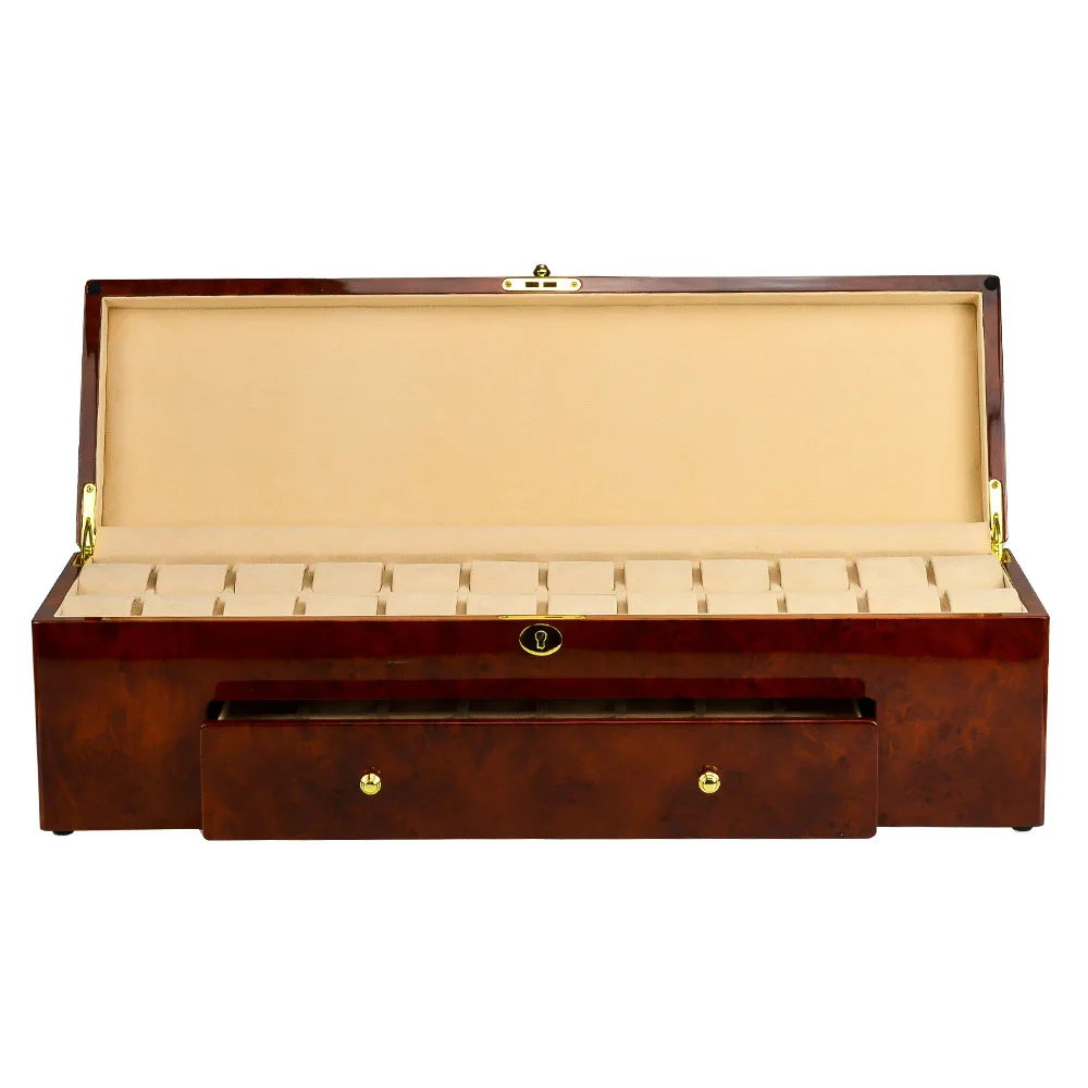 Деревянные часы box на 40 часов коробка для хранения роскошные деревянные