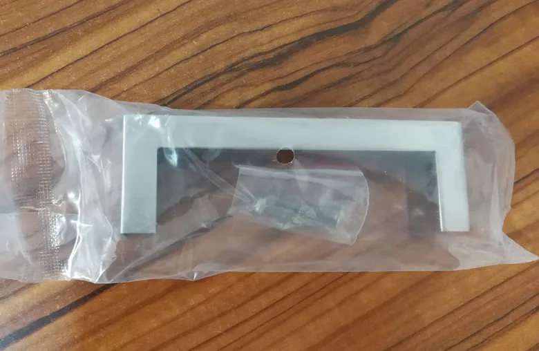 (Длина: 170 мм) 10*20 мм квадратная ручка для кухонного шкафа из нержавеющей стали