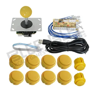 6 Аркадный джойстик DIY Kit Нулевая задержка аркадная DIY Kit USB энкодер для ПК PS3 Джойстик Sanwa для аркадных игр и кнопочные кнопки для аркадной игры Mame - Цвет: 6