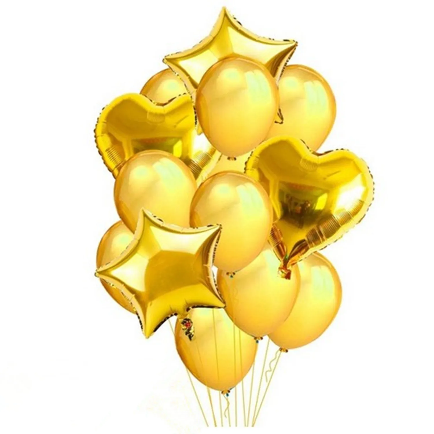 18 &quotСмешанные Розовый воздушные шары для украшения праздников цвет звезда