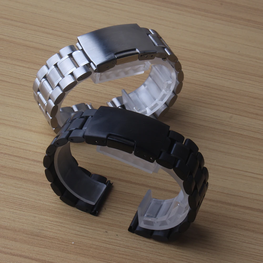 Ремешок для часов из нержавеющей стали 18/20/22/24 мм|steel watchband|stainless steel watchbandwatch accessories |