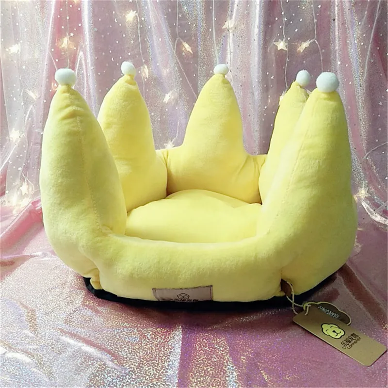 2 размера креативная Корона Форма Домашние животные диван собаки кровать для