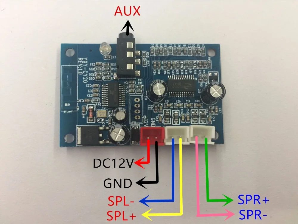 Беспроводной Bluetooth стерео аудио приемный декодер 7 5 в 16 поддержка L2CAP/A2DP