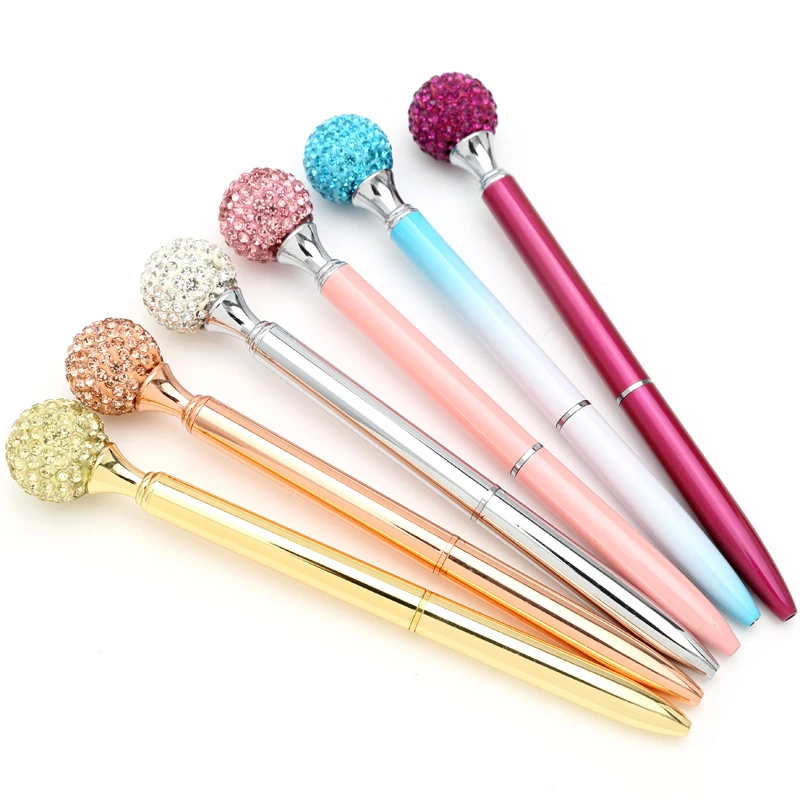 1 шт. модная шариковая ручка с кристаллами|Шариковые ручки| |