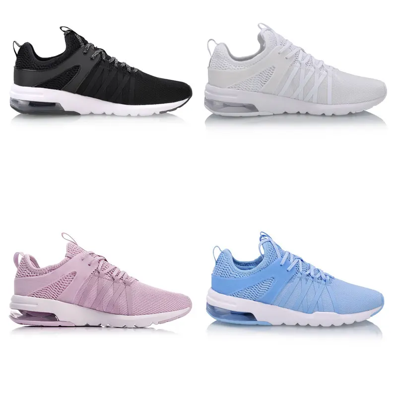 Женские кроссовки с воздушными подушечками Li Ning удобные дышащие подкладкой YXB174