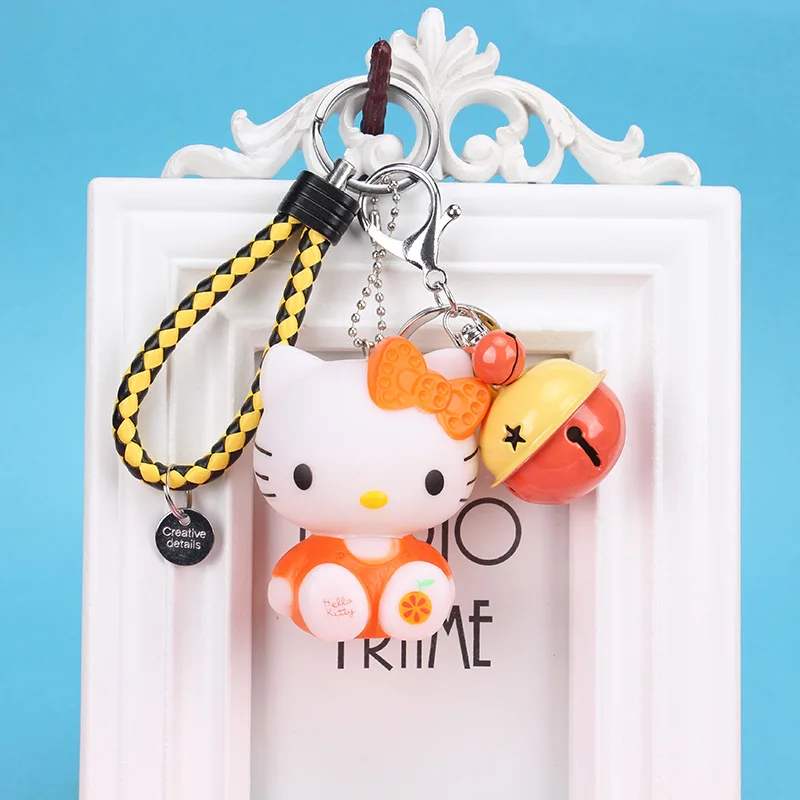 Новые Мультяшные милые брелки Hello Kitty куклы KT Cat очаровательные сумки для женщин и
