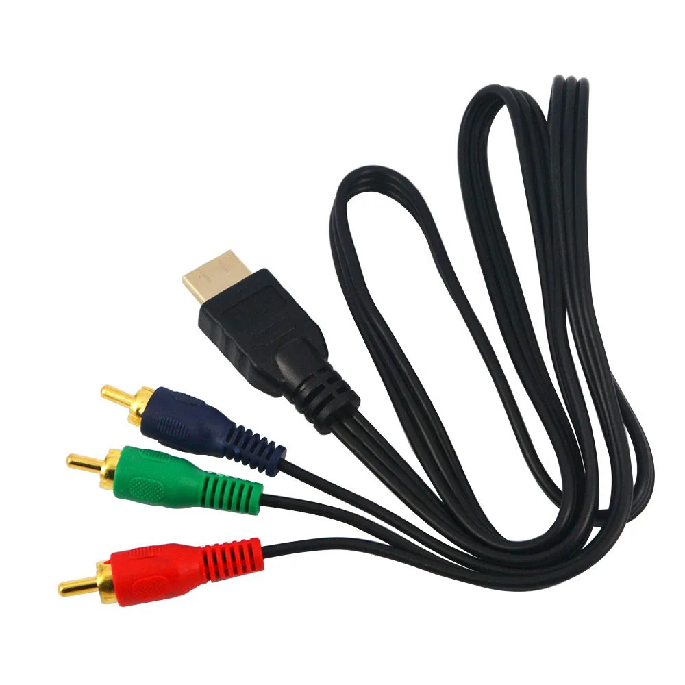 3ft 1 м совместимому с HDMI Мужской до 3 RCA AV аудио-видео кабель адаптера 3RCA стерео