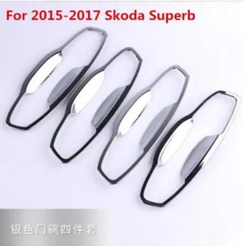 Высокое качество ABS хромированные дверные ручки защита дверная ручка Чаша Крышка