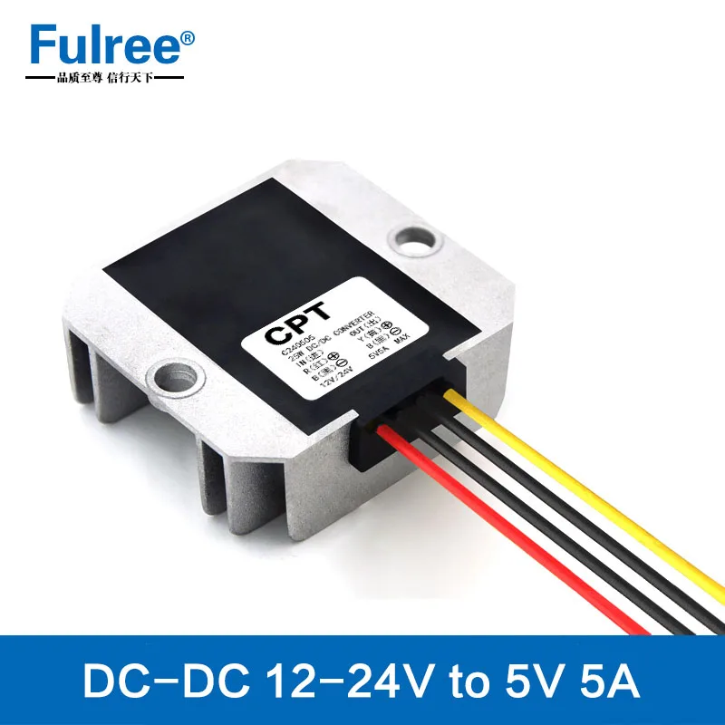 12V 24V to 5V 5A 12 В 24 В до 5 В 5A 25 Вт 10A 50 Вт DC-DC понижающий преобразователь 12Vdc 24Vdc до 5Vdc 5AMP 10AMP такси автомобиль светодиодный дисплей источник питания - Цвет: 12V 24V to 5V 5A