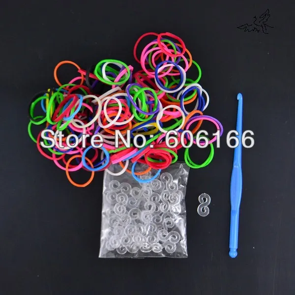Горячая смесь цветов 2400 шт. разноцветные резиновые Loom Bands Интимные аксессуары DIY
