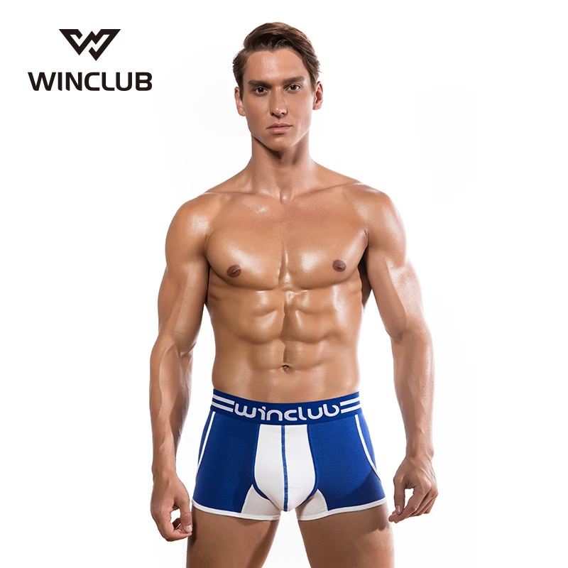 4 шт./лот WinClub боксер Для мужчин Cueca Calvin сексуальный s нижнее белье боксеры шорты