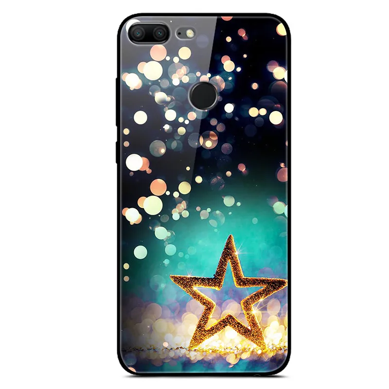 04 Чехол из закаленного стекла для Huawei honor 9 honor 9 lite, Мягкий бампер с 3D принтом, чехол для Huawei honor 9 Lite 9 Lite, чехол для телефона - Цвет: 04