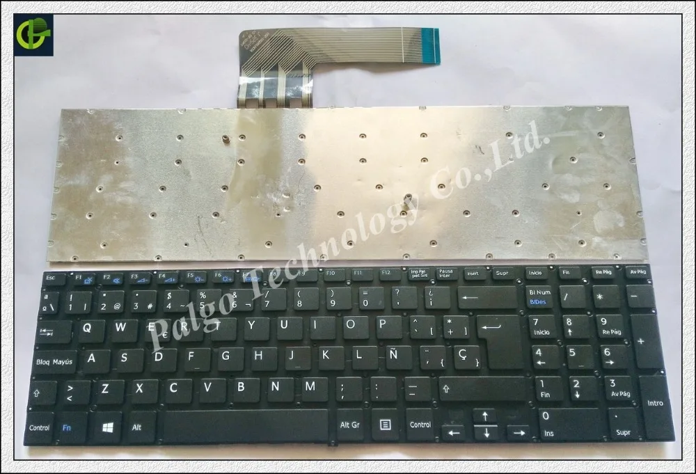 Испанская SP Клавиатура для Sony VAIO SVF152C29V SVF153A1QT SVF152 SVF15A100C SVF152100C SVF153 SVF1521Q1RW черная